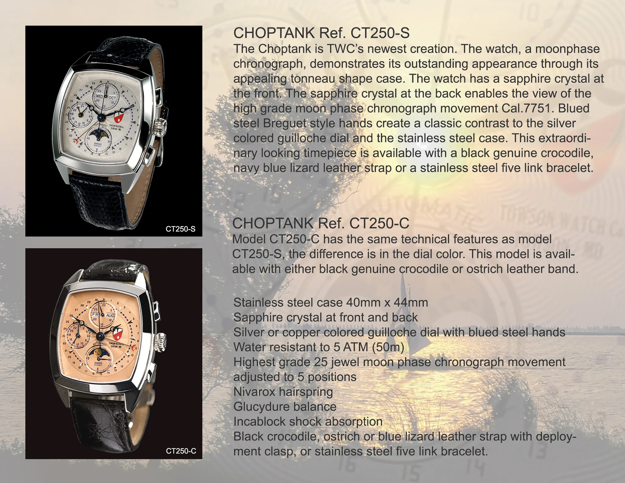 CHOPTANK Towson Watch Company